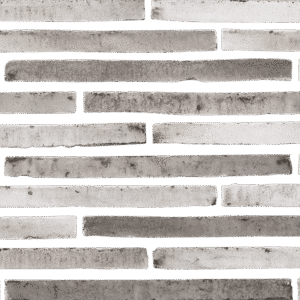An image of a brick wall in gray and white.