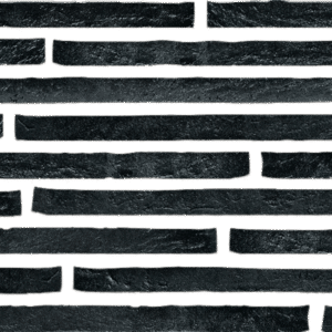 An image of a black and white brick wall.