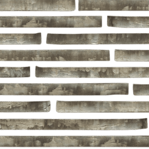 An image of a green and white brick wall.