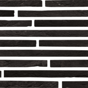 An image of a black and gray brick wall.