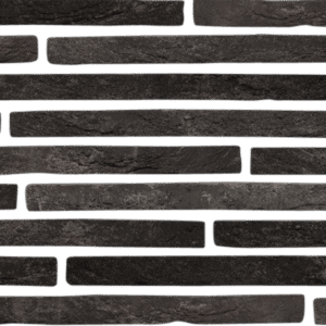 An image of a brick wall in black and gray.