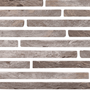 An image of a brick wall with gray and brown colors.