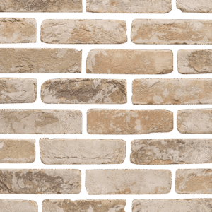 An image of a brick wall in a beige color.