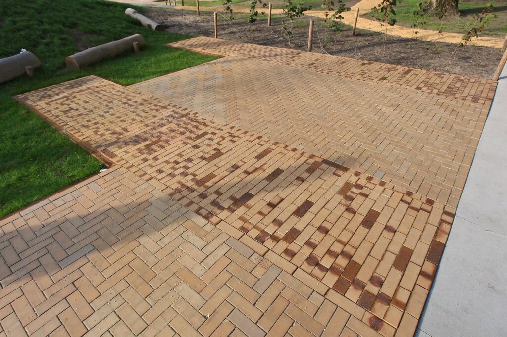 brick pavement