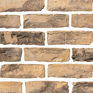 An image of a brick wall on a green background.