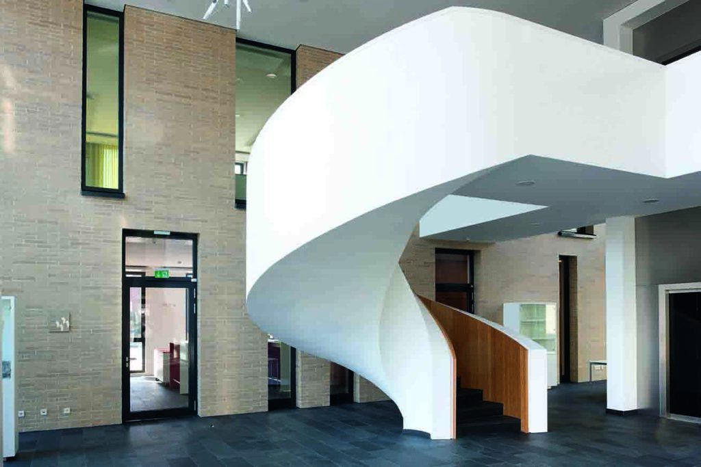 A MCPM115 staircase in a building.