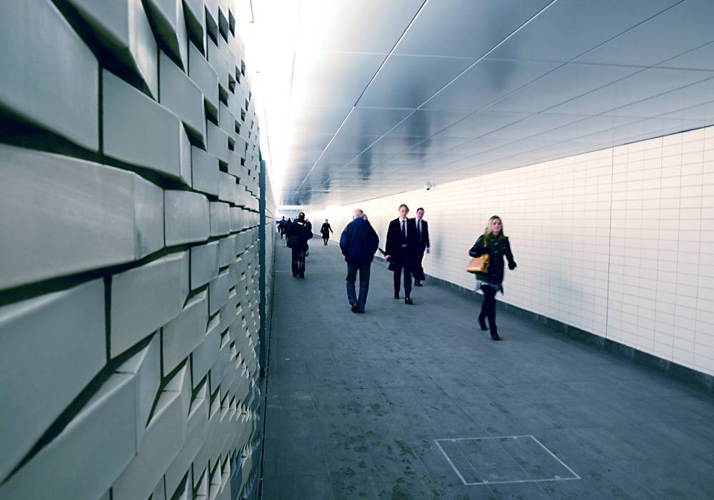 Reading Train Station 2 brick work alley