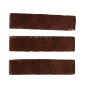 WS glazed brown bricks side