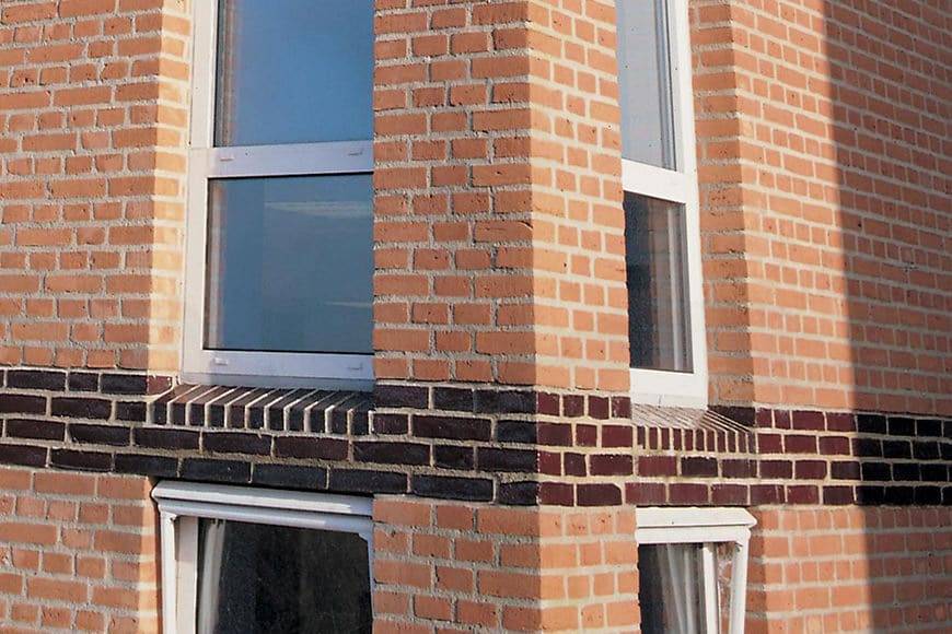 Brown Waterstruck project 1 building corner view
