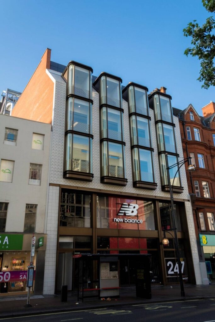The new balance store in london.