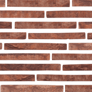 An image of a brick wall with brown bricks.