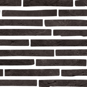An image of a brick wall in black and gray.