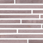 Close-up of an MCPV325 wall panel pattern with horizontal alignment, showcasing varying shades of gray and black mortar lines.