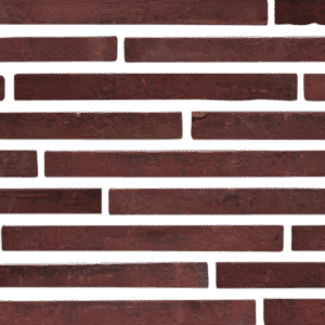 Dark brown brick wall texture with horizontal alignment, showing a uniform pattern and varied MCPV331 lengths.